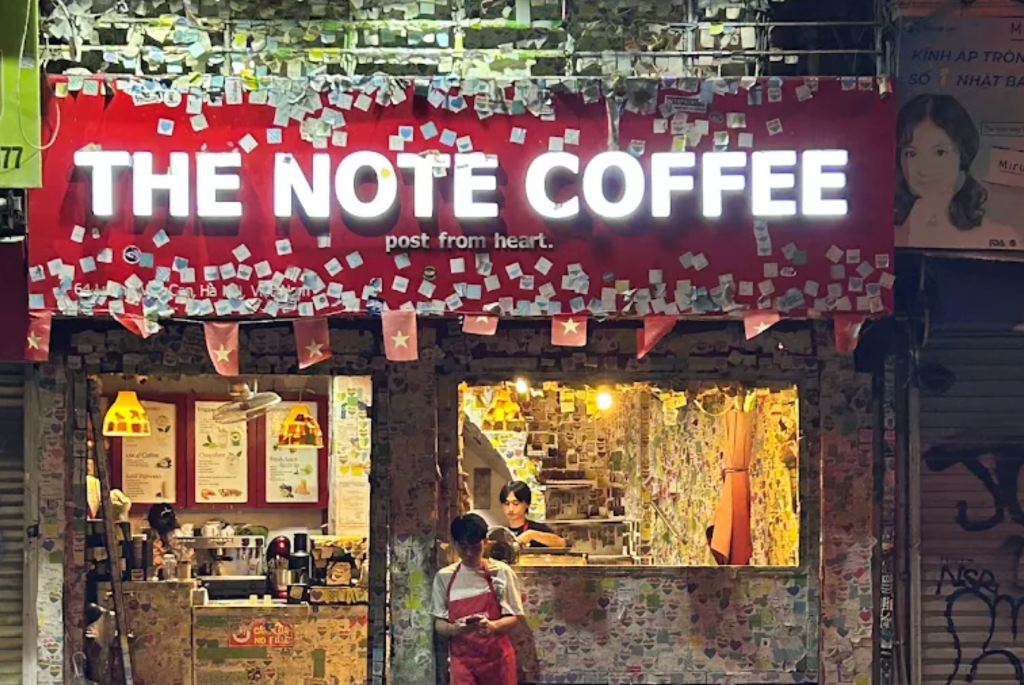 The Note Coffee — Hanoi, Vietnam